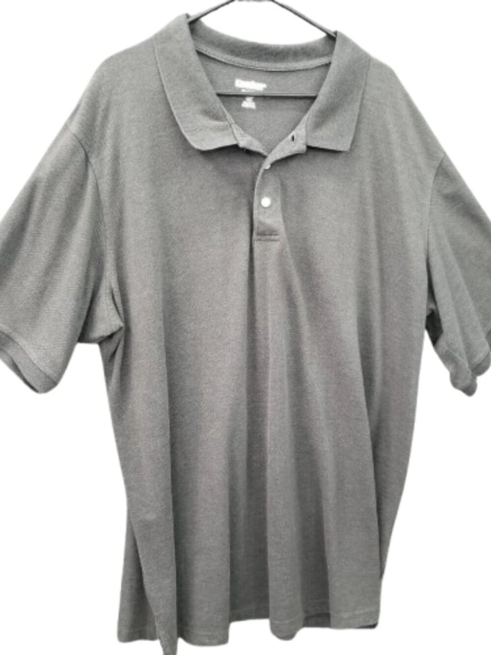 King Size Gray polo Shirt Men's 2XL